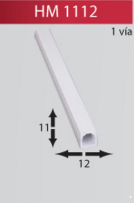 HM1112 CANALETA DE PVC HM1112 CANALETA DE PVC HM1112 HM