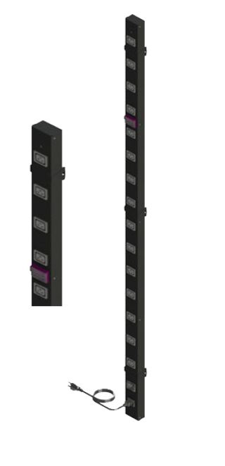 1PV-20A-16-C19-3D PDU PDU NCS JAGUAR