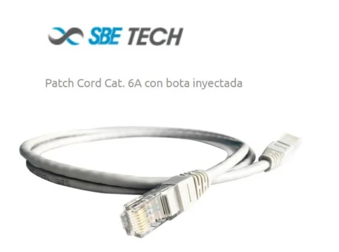 SBE-PCC6A1.0M-GY PATCH CORD CAT6A  PATCH CORD CAT6A  SBE TECH