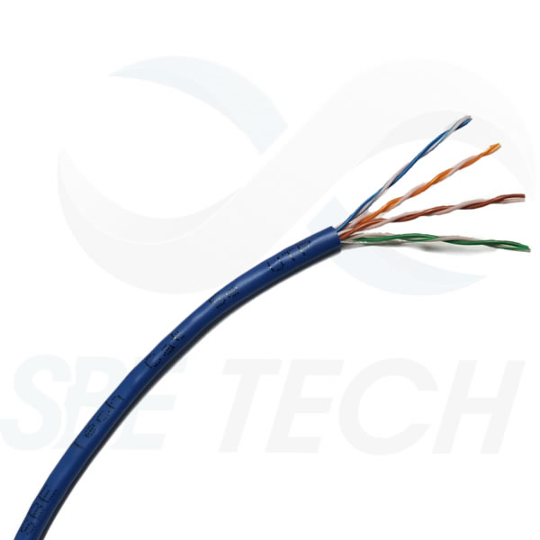 SBE-UTPC5ECU-BL BOBINA DE CABLE UTP CAT5e AZUL BOBINA DE CABLE UTP CAT5e AZUL SBE TECH