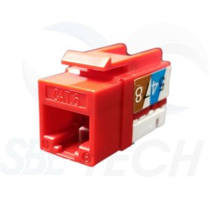 SBE-JACKC6-RD JACK CAT6 ROJO JACK CAT6 ROJO SBE TECH