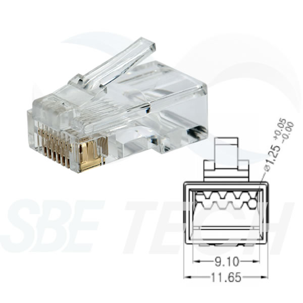 SBE-PLUGC6GEL PLUG RJ45 CAT6 CON GEL PLUG RJ45 CAT6 CON GEL SBE TECH