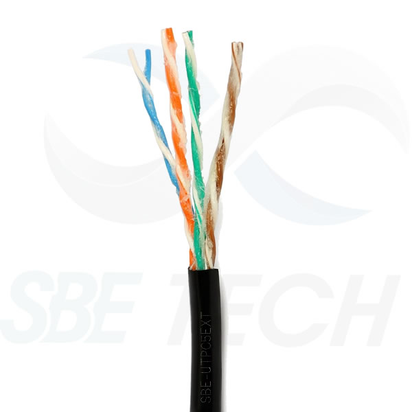 SBE-UTPC5EXT BOBINA DE CABLE UTP CAT5e PARA EXTERIOR BOBINA DE CABLE UTP CAT5e PARA EXTERIOR SBE TECH