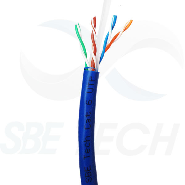 SBE-UTP-C6CERT-BL BOBINA DE CABLE UTP CAT6 BOBINA DE CABLE UTP CAT6 SBE TECH