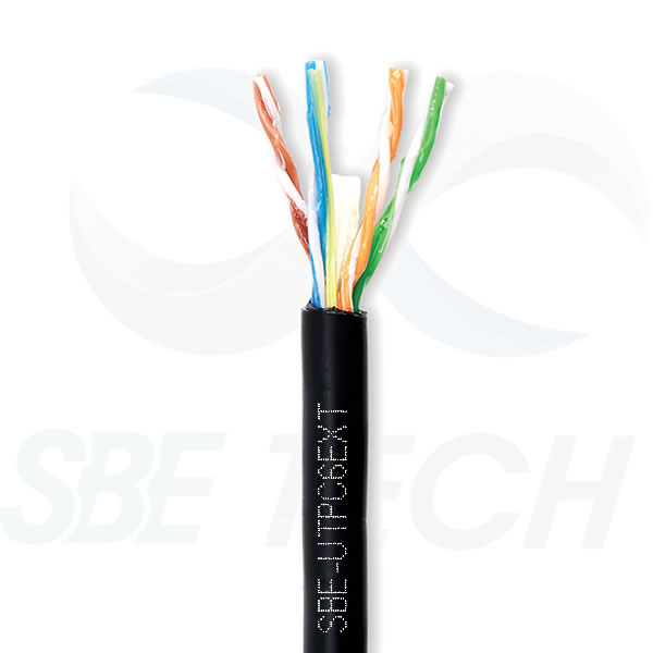 SBE-UTPC6EXT BOBINA DE CABLE UTP CAT6 PARA EXTERIOR BOBINA DE CABLE UTP CAT6 PARA EXTERIOR SBE TECH