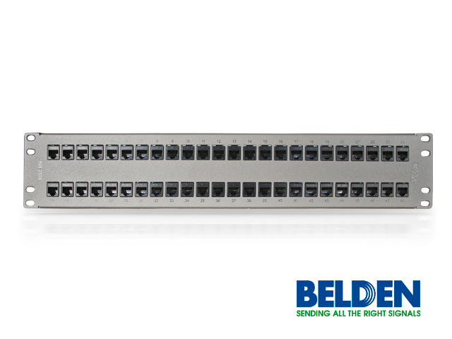 AX103256 PATCH PANEL CAT6A 48 PTOS. PATCH PANEL CAT6A 48 PTOS. BELDEN